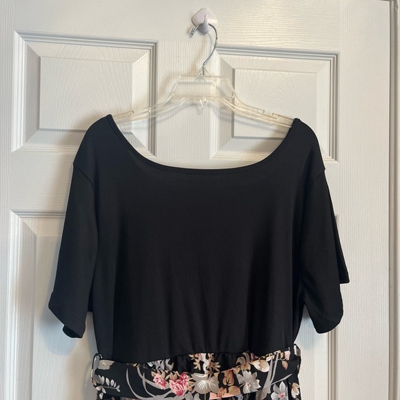 Women's Plus Size Elegant Beach Holiday Floral Print Summer Party Sundress 16W - Picture 10 of 10